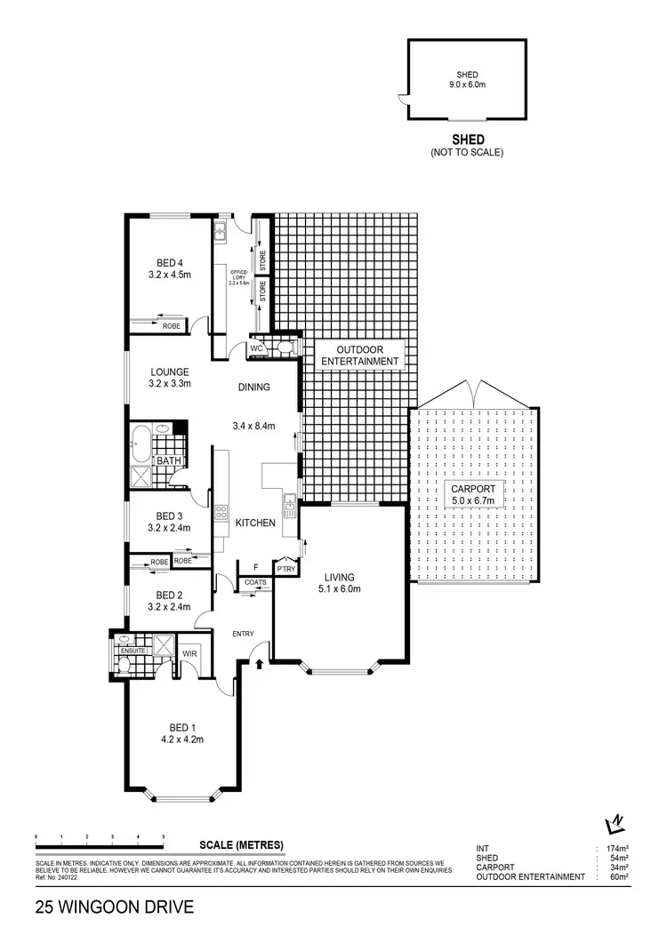Floorplan of Homely house listing, 25 Wingoon Drive, California Gully VIC 3556