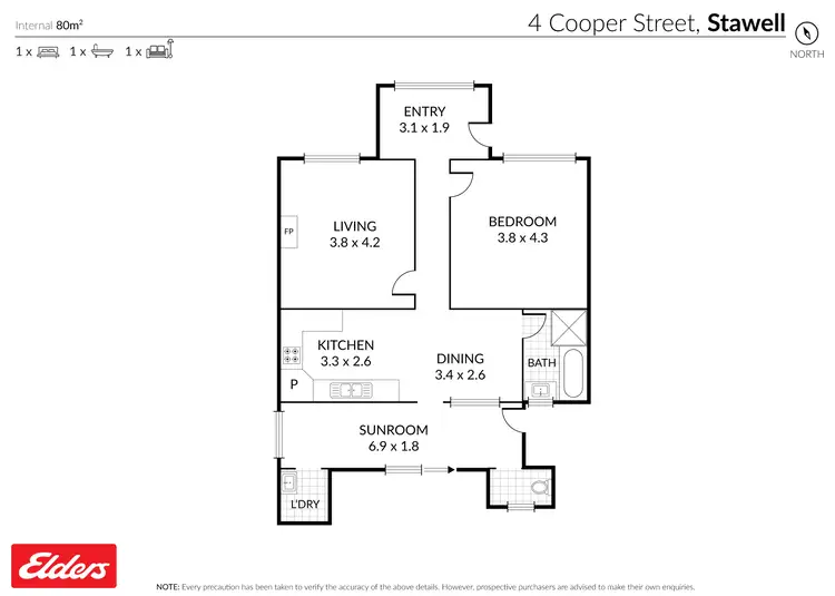 Floorplan of Homely house listing, 4 Cooper Street, Stawell VIC 3380