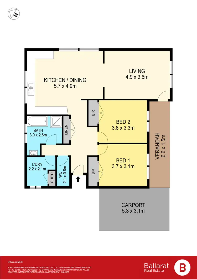 Floorplan of Homely house listing, 5 Mancev Court, Brown Hill VIC 3350