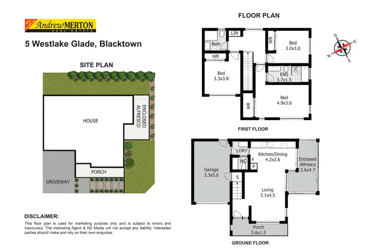 Floorplan of Homely house listing, 5 Westlake Glade, Blacktown NSW 2148