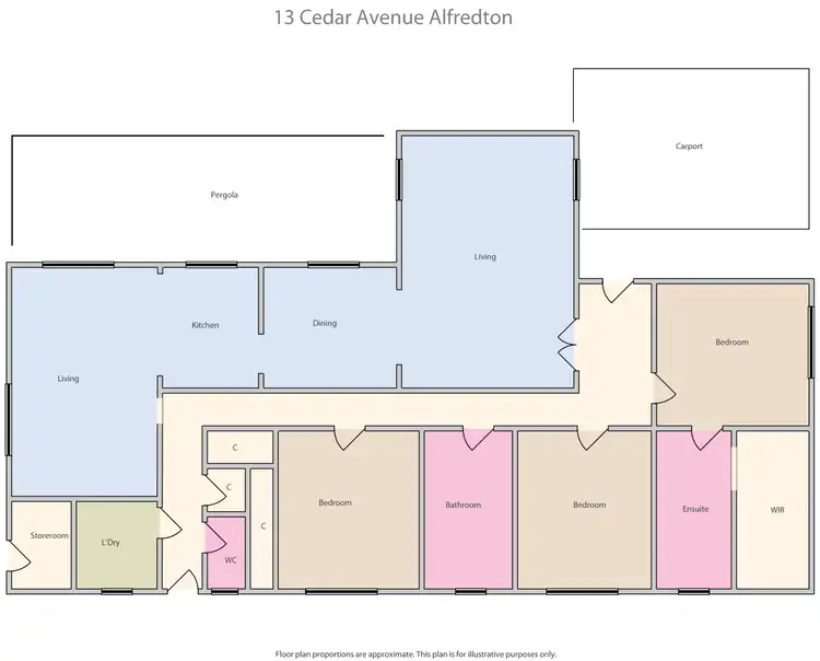 Floorplan of Homely land listing, 13 Cedar Avenue, Alfredton VIC 3350