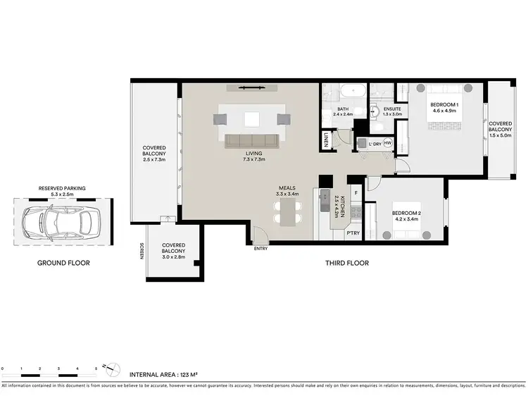 Floorplan of Homely unit listing, 13/14 Waugh Street, Port Macquarie NSW 2444
