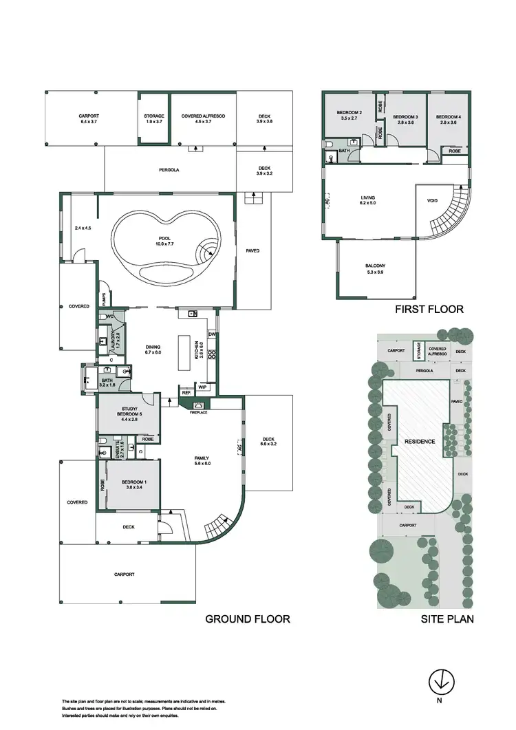 Floorplan of Homely house listing, 1 Chunar Grove, Mccrae VIC 3938