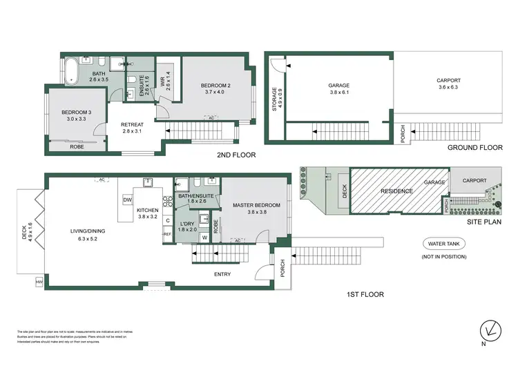 Floorplan of Homely townhouse listing, 69A Bowen Road, Doncaster East VIC 3109