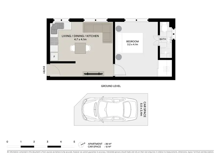 Floorplan of Homely apartment listing, 12/1 King Street, Balmain NSW 2041