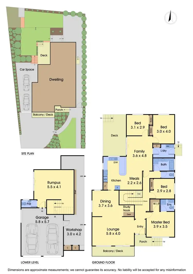 Floorplan of Homely house listing, 13 Northwood Drive, Viewbank VIC 3084