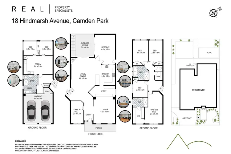 Floorplan of Homely house listing, 18 Hindmarsh Avenue, Camden Park NSW 2570