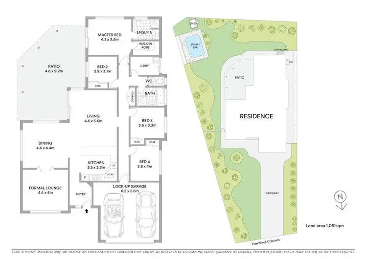 Floorplan of Homely house listing, 9 Peachface Crescent, Springfield QLD 4300