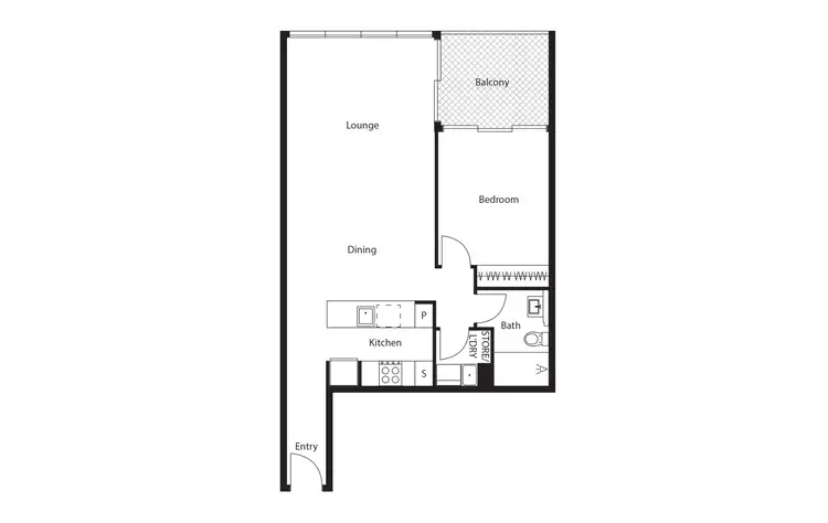 Floorplan of Homely apartment listing, 157/39 Benjamin Way, Belconnen ACT 2617