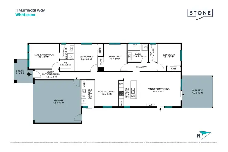 Floorplan of Homely house listing, 11 Murrindal Way, Whittlesea VIC 3757