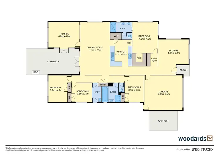 Floorplan of Homely house listing, 9 Bluegum Circuit, Riddells Creek VIC 3431