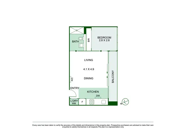 Floorplan of Homely apartment listing, 401/22 Chatham Street, Prahran VIC 3181