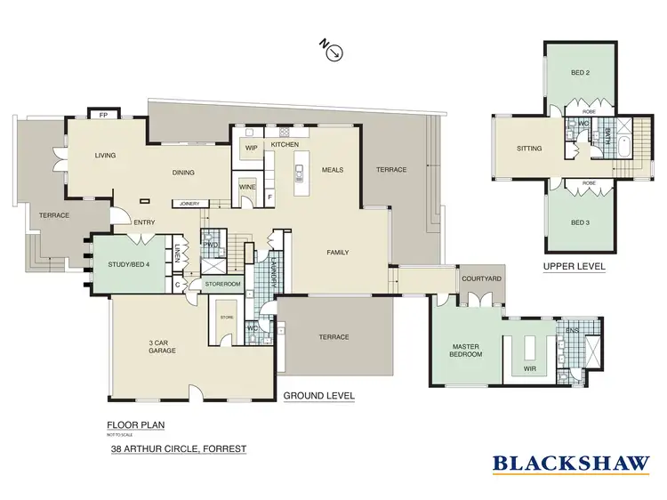 Floorplan of Homely house listing, 38 Arthur Circle, Forrest ACT 2603