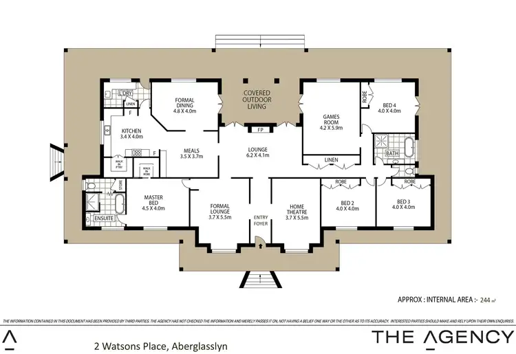 Floorplan of Homely house listing, 2 Watsons Place, Aberglasslyn NSW 2320