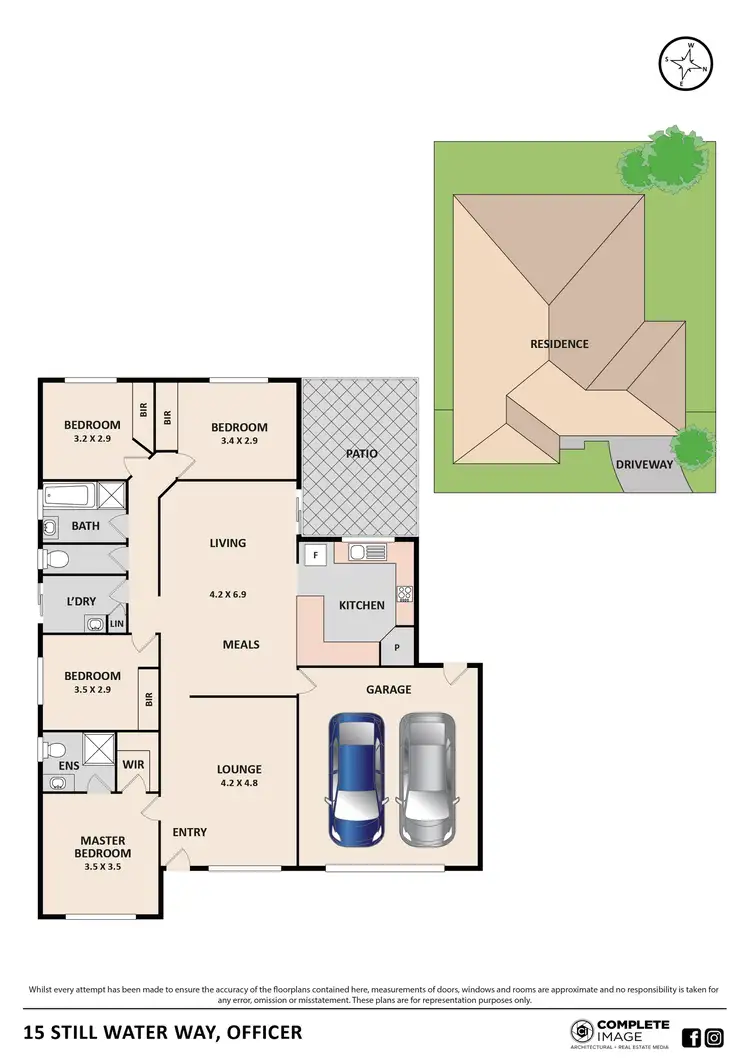 Floorplan of Homely house listing, 15 Still Water Way, Officer VIC 3809