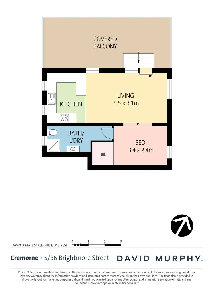 Floorplan of Homely apartment listing, 5/36 Brightmore Street, Cremorne NSW 2090