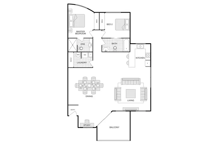 Floorplan of Homely apartment listing, 88/5 Empire Circuit, Forrest ACT 2603