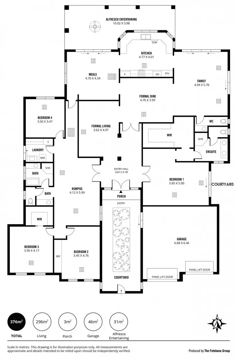 Floorplan of Homely house listing, 34 Ferguson Avenue, Myrtle Bank SA 5064