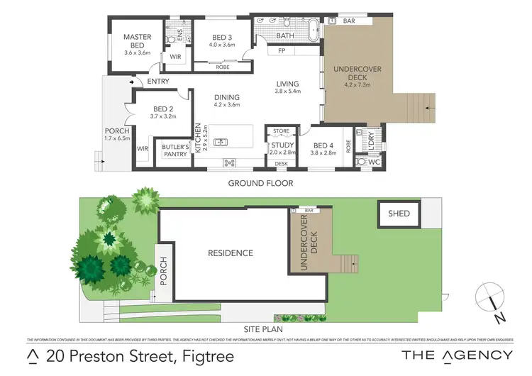 Floorplan of Homely house listing, 20 Preston Street, Figtree NSW 2525