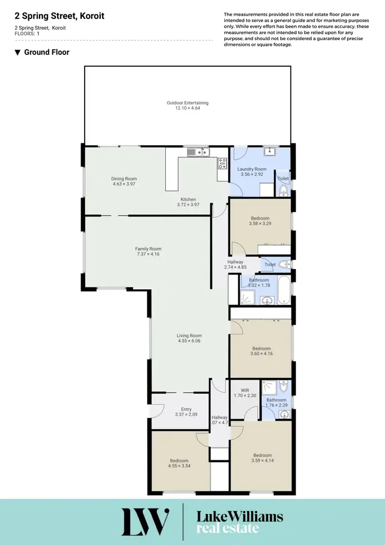 Floorplan of Homely house listing, 2 Spring Street Street, Koroit VIC 3282