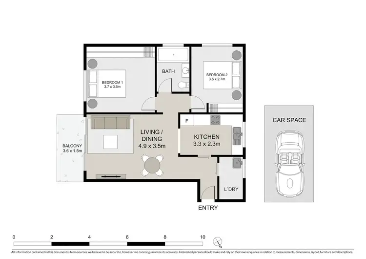 Floorplan of Homely apartment listing, 10/6 Goulding Road, Ryde NSW 2112
