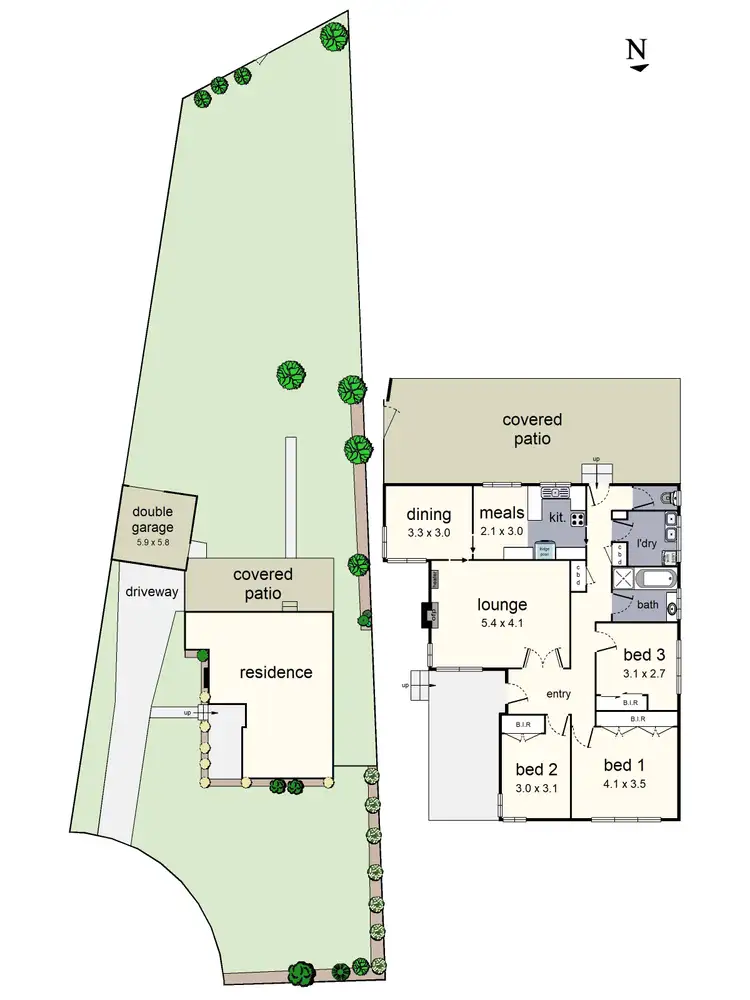 Floorplan of Homely house listing, 5 Kalina Court, Kilsyth VIC 3137