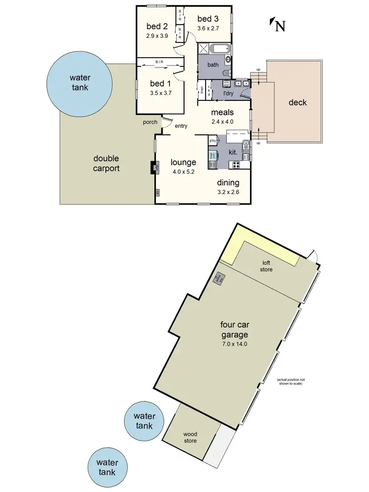 Floorplan of Homely house listing, 21 Chandler Road, Gruyere VIC 3770