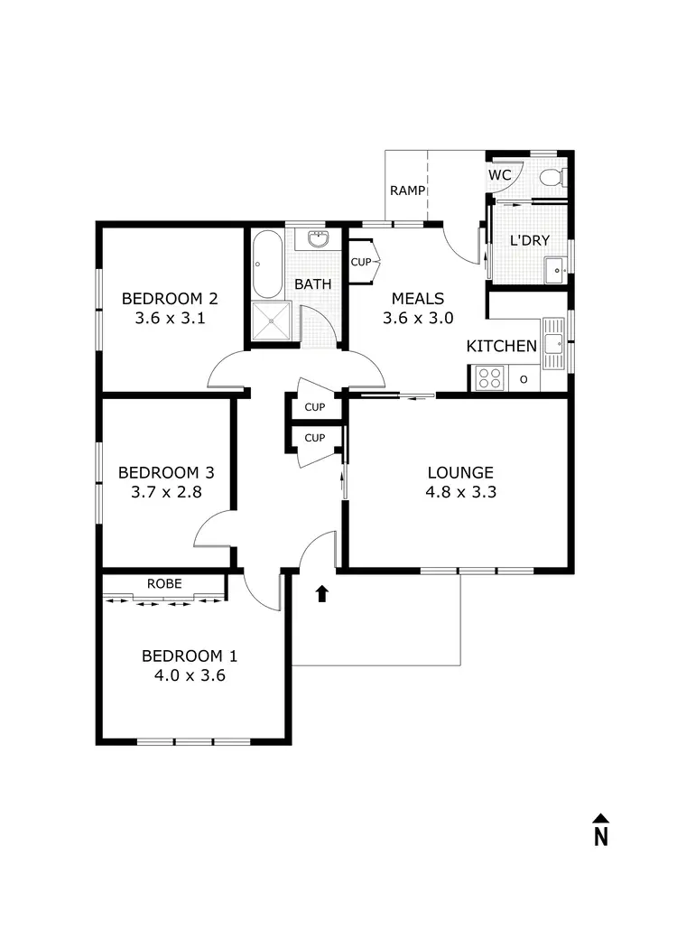 Floorplan of Homely house listing, 9 Drechsler Street, Flora Hill VIC 3550