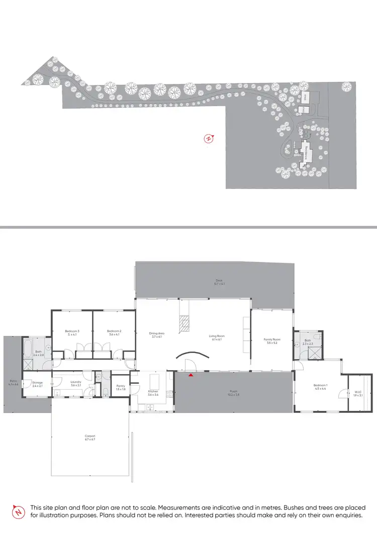 Floorplan of Homely rural property listing, 238 Briggs Road, Nilma North VIC 3821