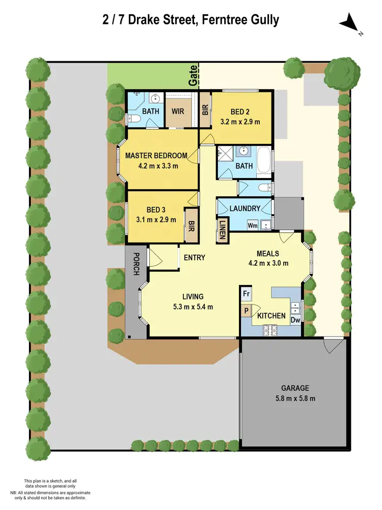 Floorplan of Homely unit listing, 2/7 Drake Street, Ferntree Gully VIC 3156