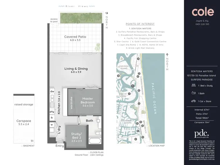 Floorplan of Homely apartment listing, 107/30-32 Paradise Island, Surfers Paradise QLD 4217