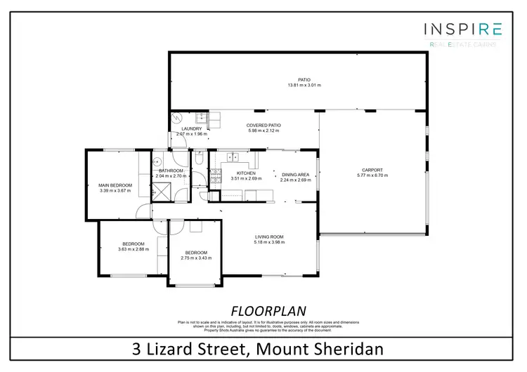 Floorplan of Homely house listing, 3 Lizard Street, Mount Sheridan QLD 4868