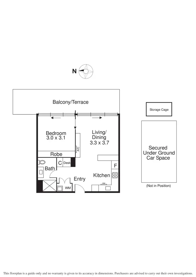 Floorplan of Homely apartment listing, 105/51 Ormond Esplanade, Elwood VIC 3184