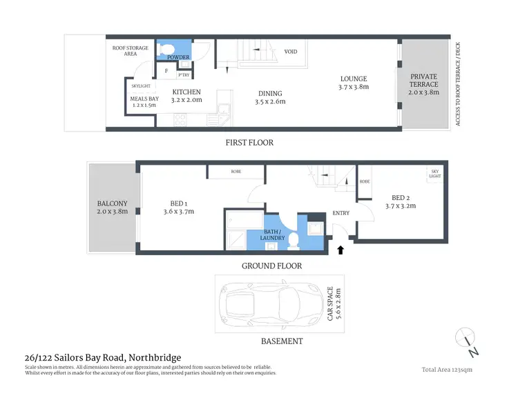 Floorplan of Homely apartment listing, 26/122 Sailors Bay Road, Northbridge NSW 2063