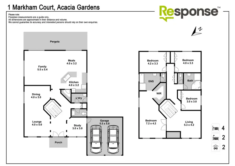 Floorplan of Homely house listing, 1 Markham Court, Acacia Gardens NSW 2763