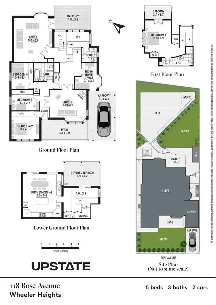 Floorplan of Homely house listing, 118 Rose Avenue, Wheeler Heights NSW 2097