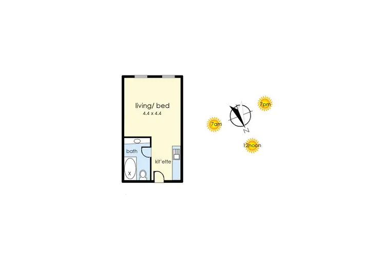 Floorplan of Homely apartment listing, 149/325 Nepean Highway, Frankston VIC 3199