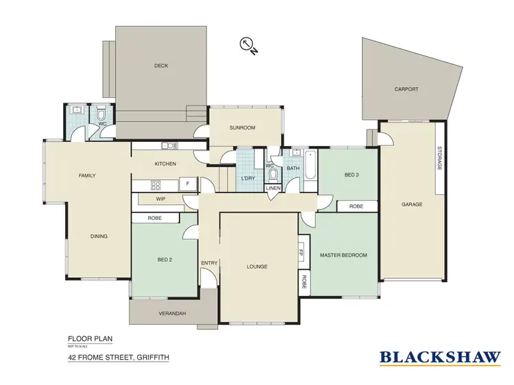 Floorplan of Homely house listing, 42 Frome Street, Griffith ACT 2603