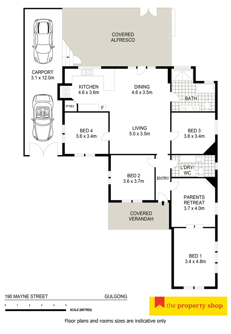 Floorplan of Homely house listing, 190 Mayne Street, Gulgong NSW 2852