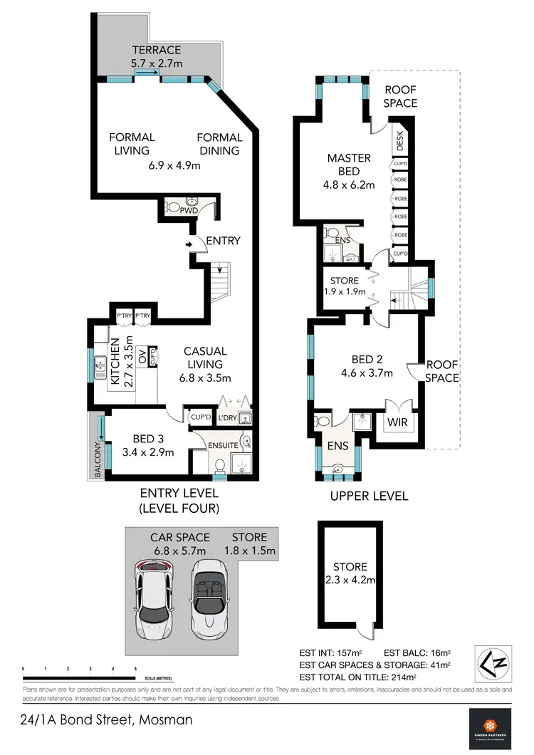 Floorplan of Homely unit listing, 24/1A Bond Street, Mosman NSW 2088