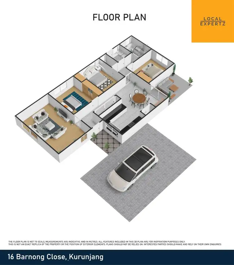 Floorplan of Homely house listing, 16 Barnong Close, Kurunjang VIC 3337