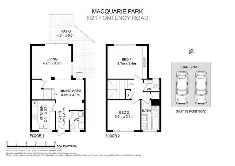 Floorplan of Homely townhouse listing, 8/21-23 Fontenoy Road, Macquarie Park NSW 2113