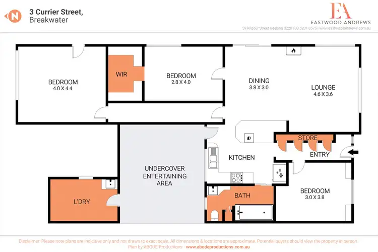 Floorplan of Homely house listing, 3 Currier Street, Breakwater VIC 3219
