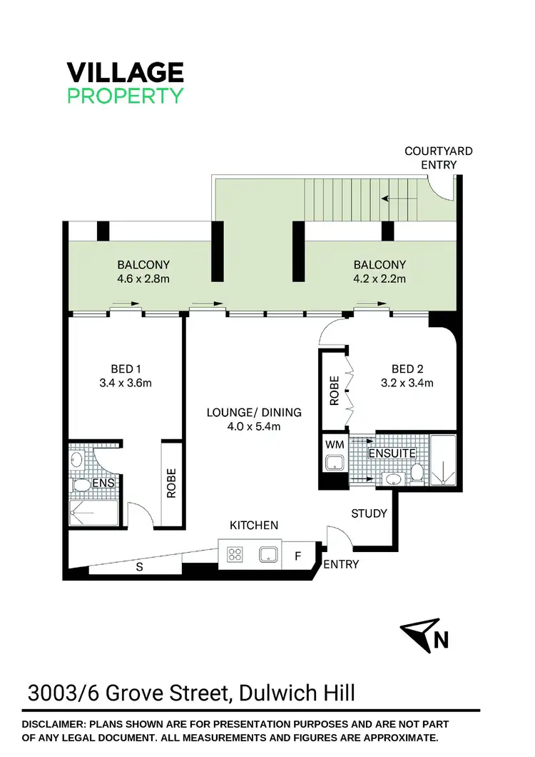 Floorplan of Homely apartment listing, 3003/6 Grove Street, Dulwich Hill NSW 2203
