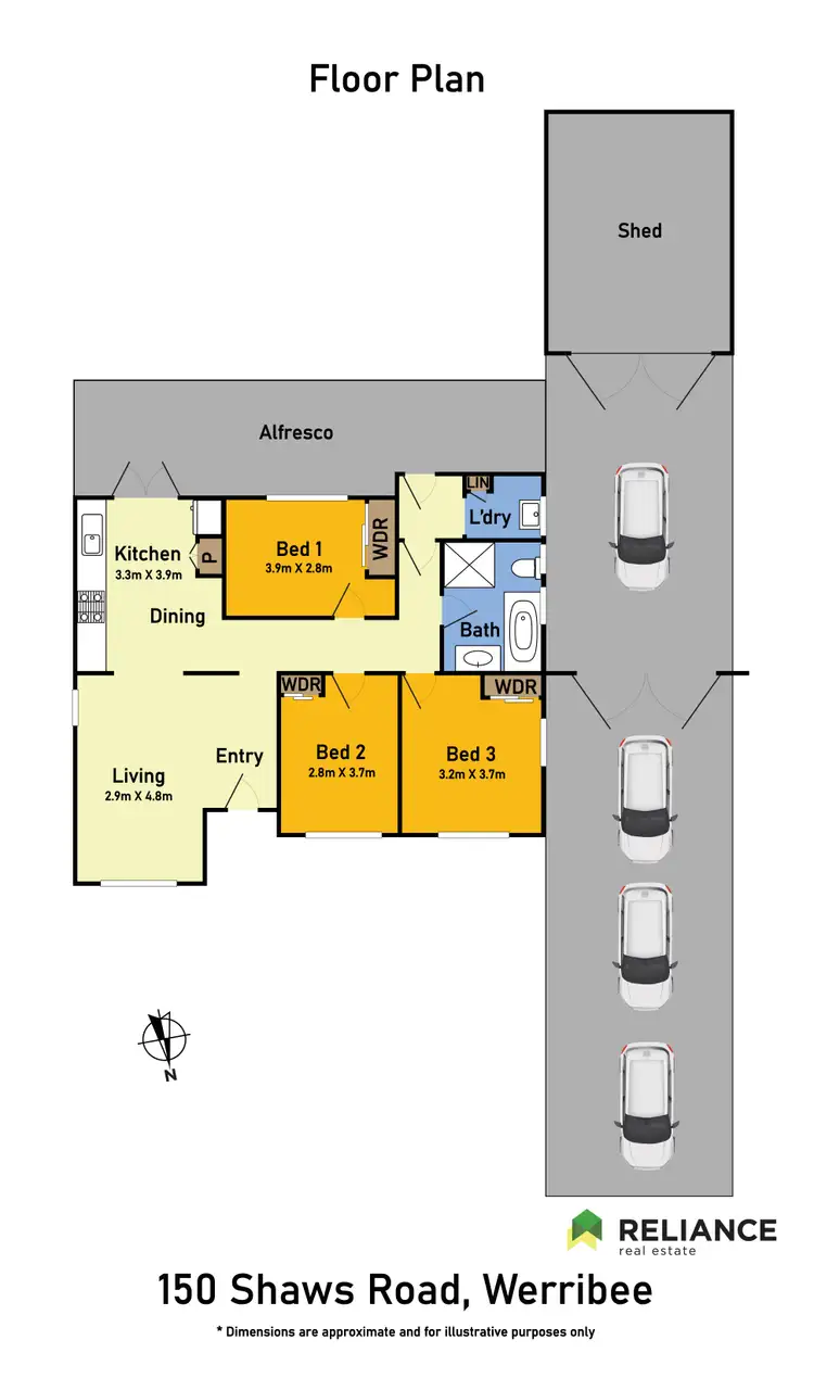 Floorplan of Homely house listing, 150 Shaws Road, Werribee VIC 3030