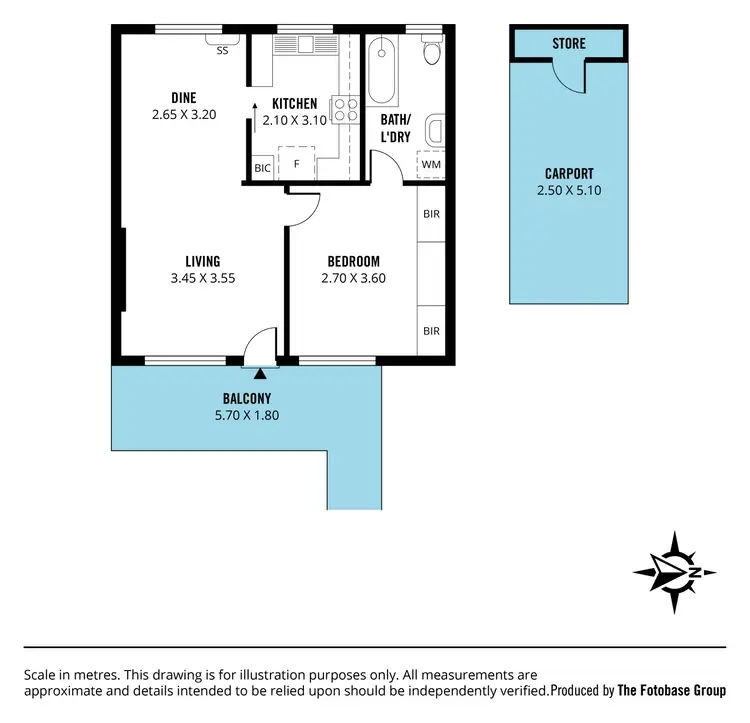 Floorplan of Homely unit listing, 4/12 Barker Grove, Toorak Gardens SA 5065