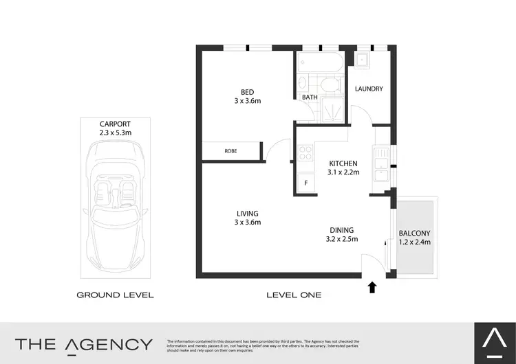 Floorplan of Homely unit listing, 3/34 Castlereagh Street, Liverpool NSW 2170