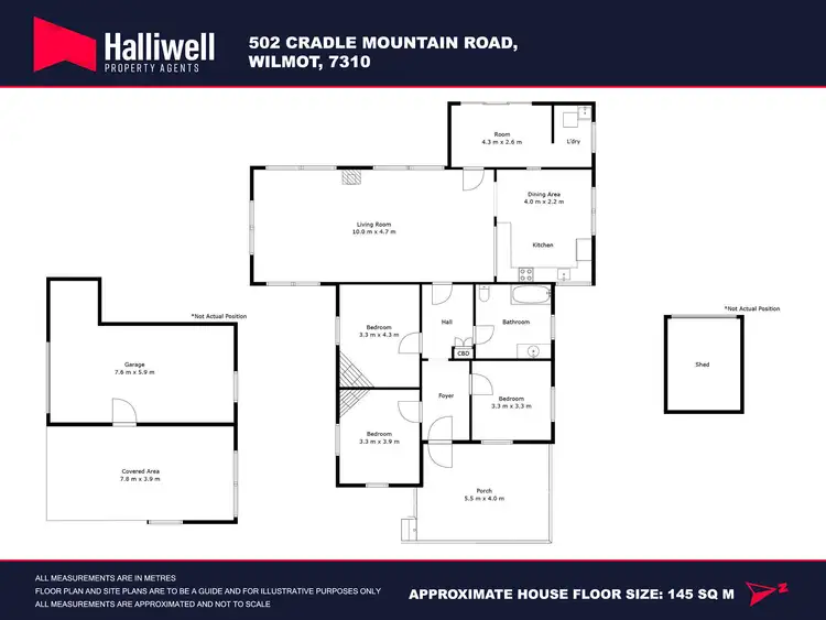 Floorplan of Homely house listing, 502 Cradle Mountain Road, Wilmot TAS 7310