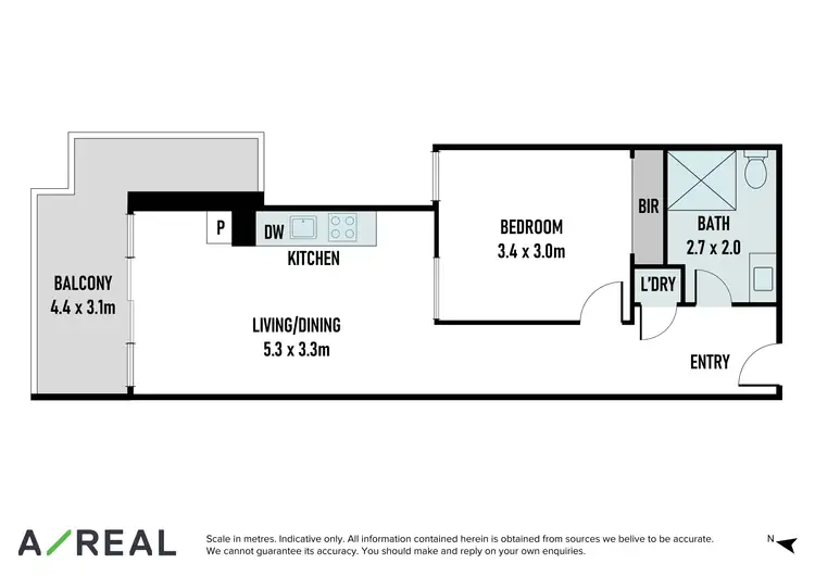 Floorplan of Homely apartment listing, 415/360 Lygon Street, Brunswick East VIC 3057