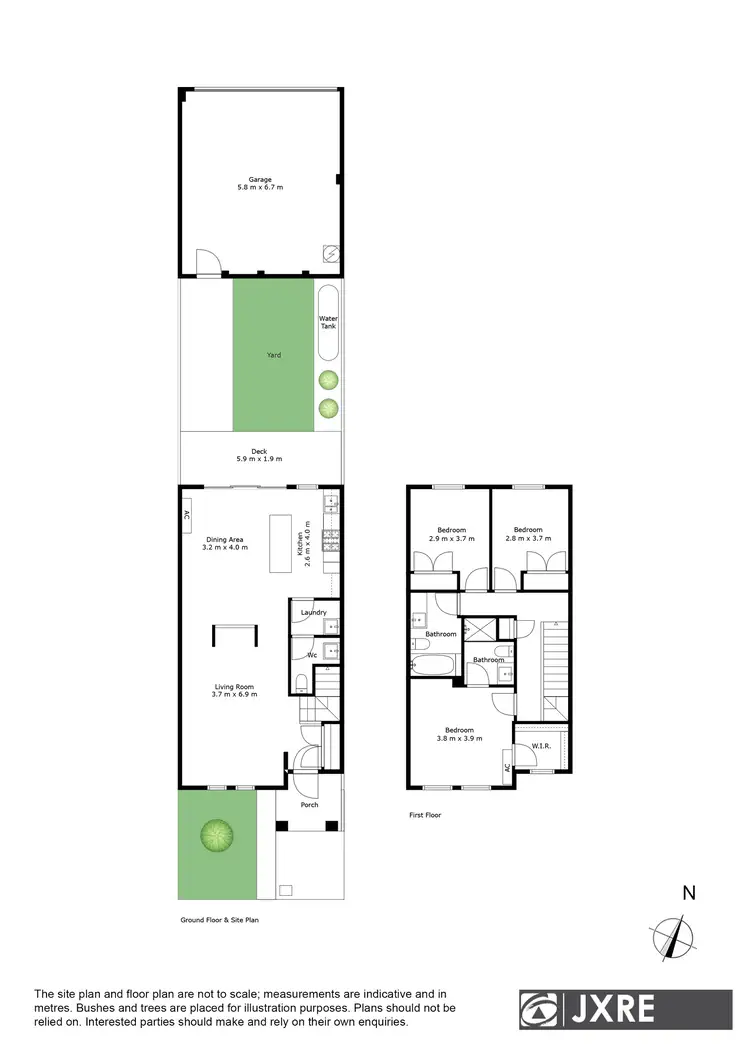 Floorplan of Homely townhouse listing, 35 Evergreen Boulevard, Clayton South VIC 3169